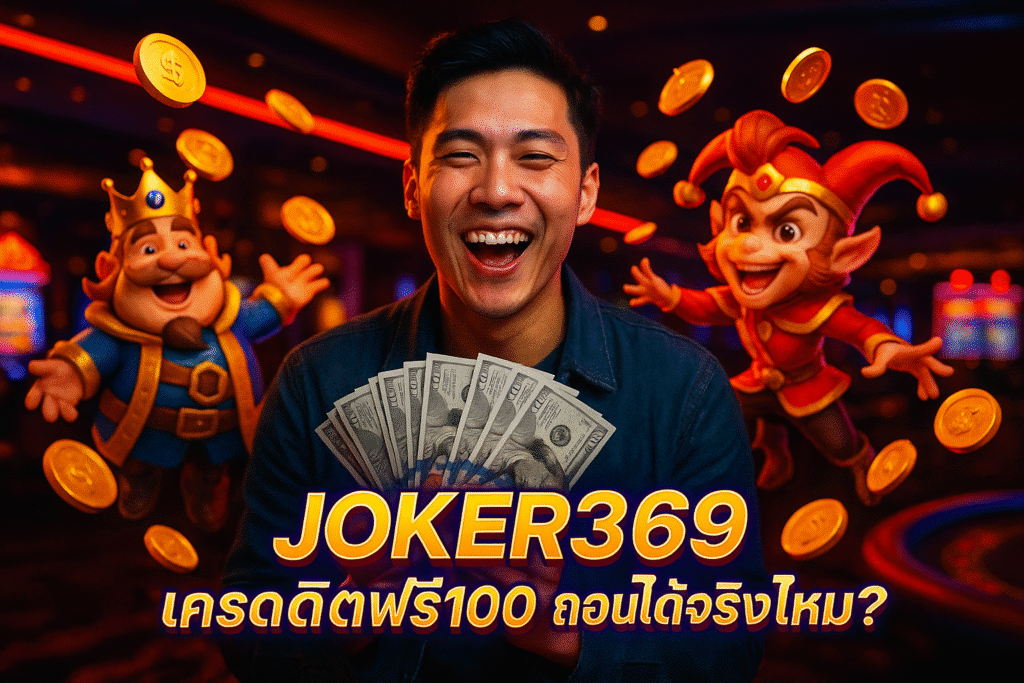 JOKER369 เครดิตฟรี100 ถอนได้จริงไหม?