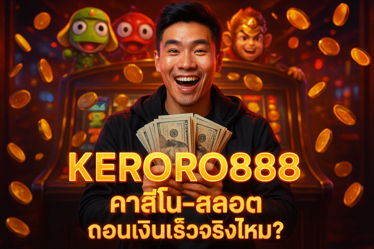 KERORO888 คาสิโน-สล็อต ถอนเงินเร็วจริงไหม?