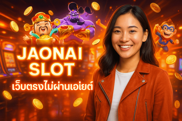 JAONAI SLOT เว็บตรงไม่ผ่านเอเย่นต์